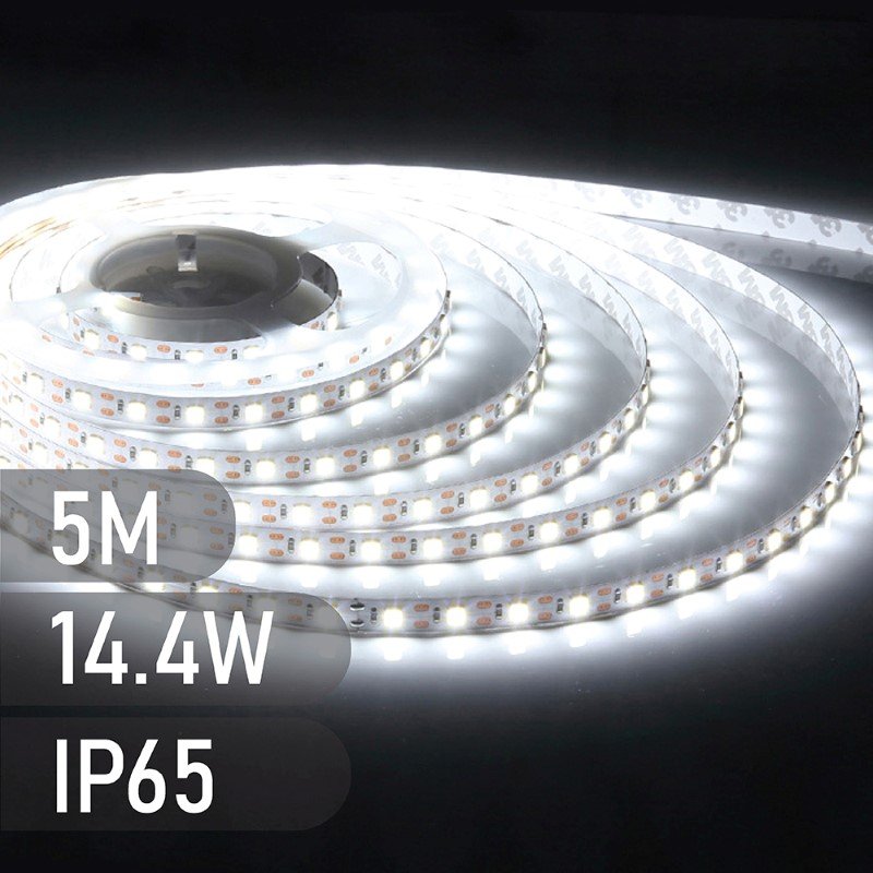 Šviesos diodų juosta SPECTOR LIGHT 17506, LED 5m, 14,4W/m, IP65, 4000K, 12V, 60 LED/m, 1160lm/m, SMD5050