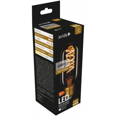 Filamentinė LED lemputė AVIDE, E27, T45, 4.5W, EW, 2700K, 400 lm