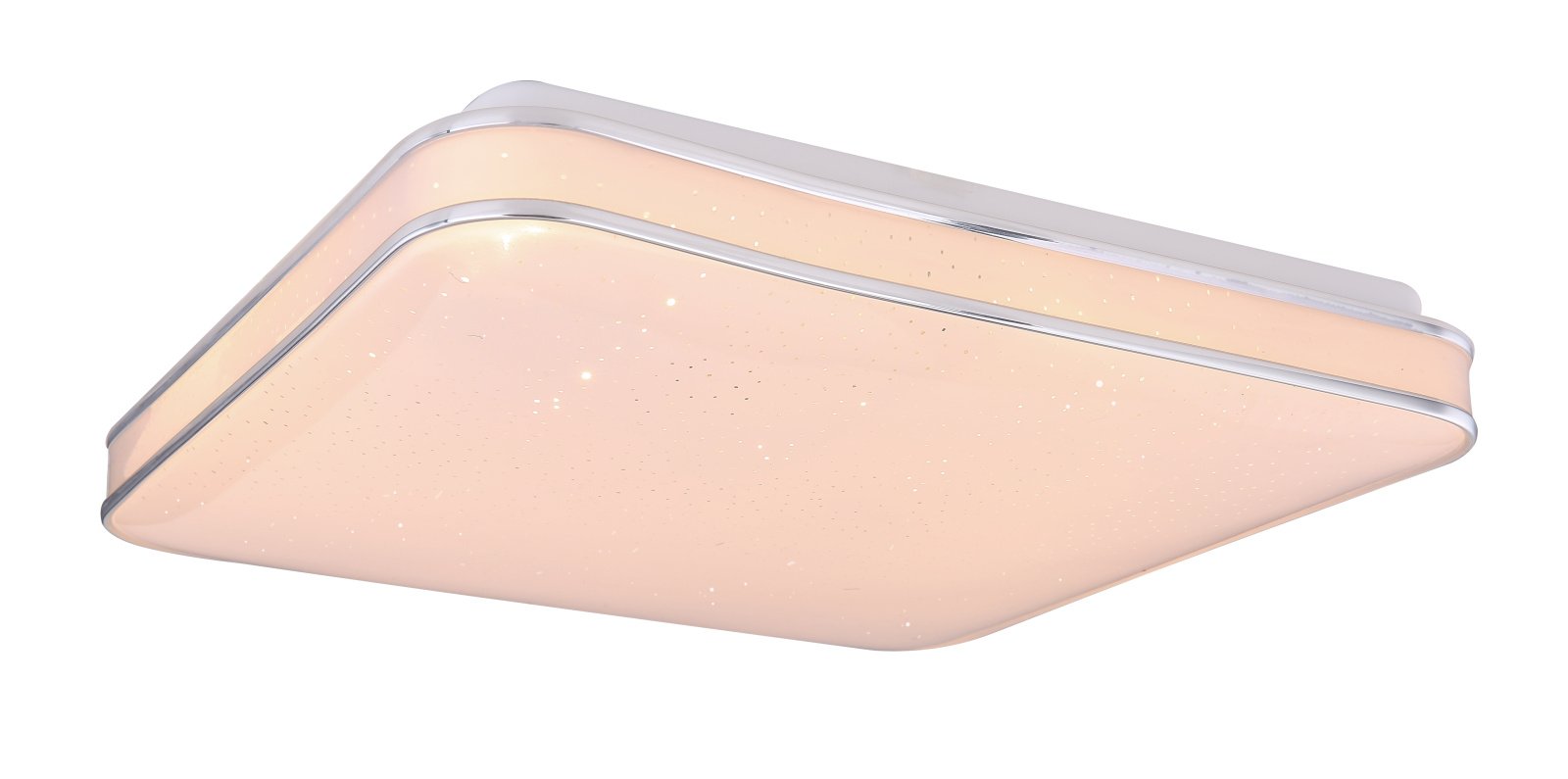 Lubinis LED šviestuvas GLOBO Lassy, 24W, 230V, 2400lm, 3000K, chromo spalvos žiedas, 285 x 75 mm, 48406-24