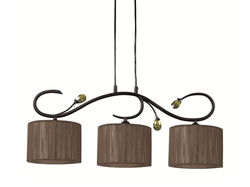 Pakabinamas šviestuvas G.LUX Gm-255/3, 3 x E27, rudos spalvos
