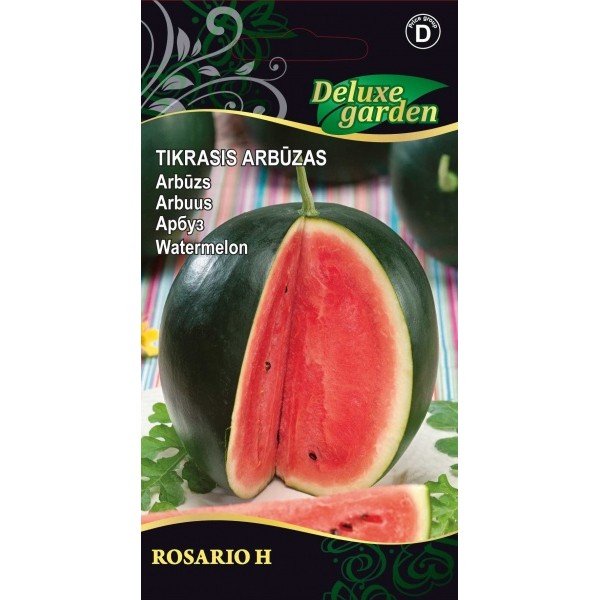 Daržovių sėklos, tikrasis arbūzas Rosario H, 0,5 g., 4567, D