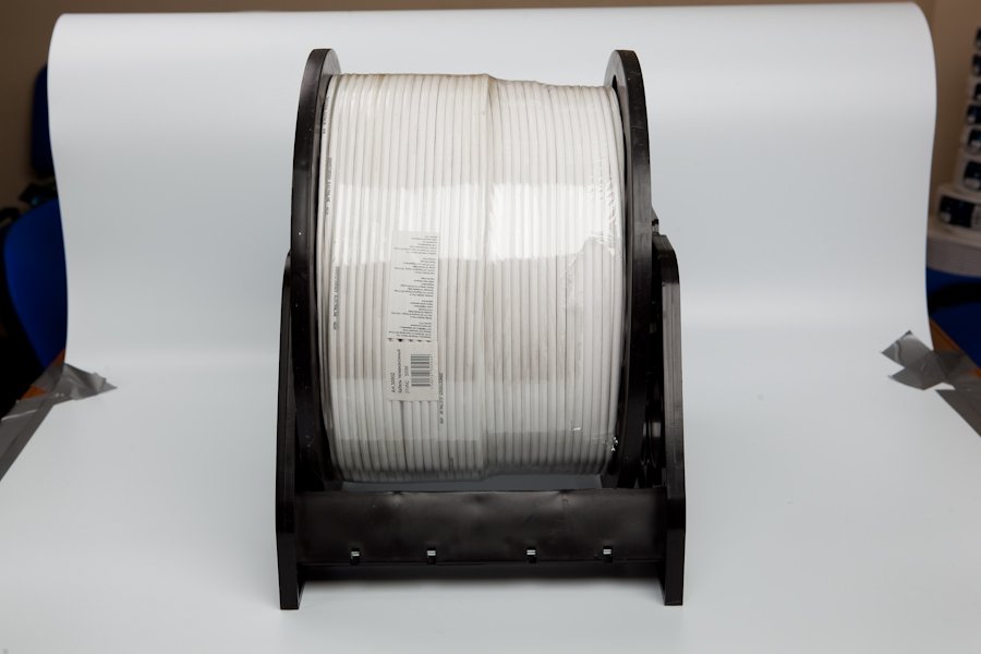 TVantenoskabelisELECTRALINETV/SAT17VATC(Cu),centrinisvarinislaidininkas,baltosspalvos,30501