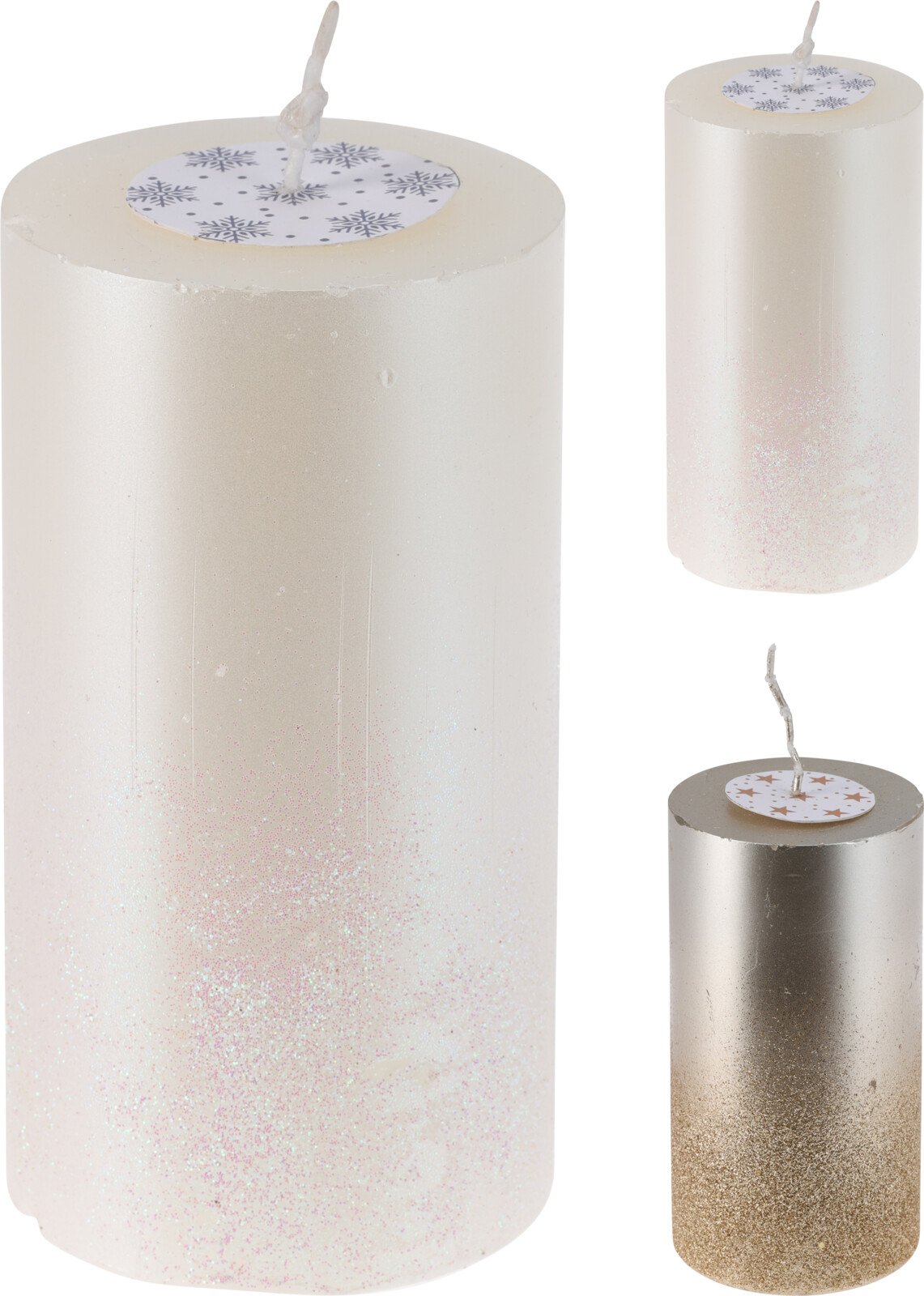 Žvakė, aukso arba baltos sp., vidutinis degimo laikas 55 h, 7 x 13cm