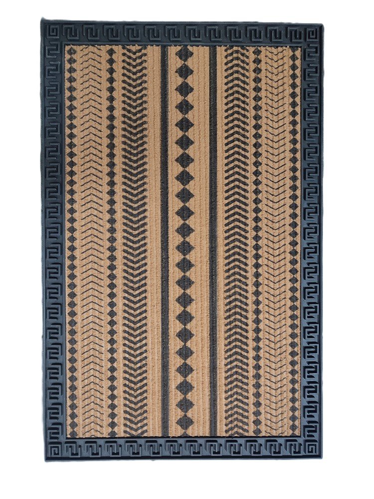 Kilimėlis RICCO MAT Antalya Lines, 45 x 70 cm, tekstilinis ant PVC pagrindo, 704-001
