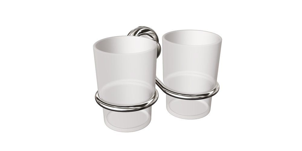 Stiklinė ANDEX Classic 019Cc, pakabinama, dviguba, chromuota