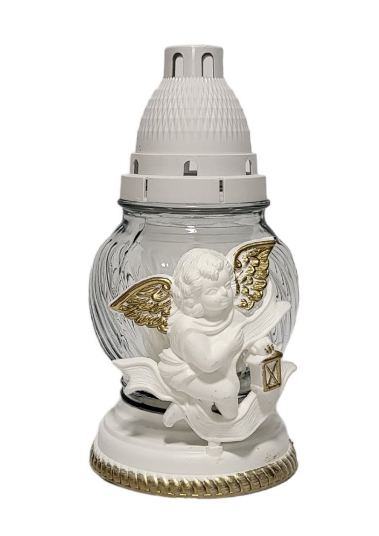 Kapų žvakė EP152, degimo laikas apie 17-20 val, 20 x 10 cm