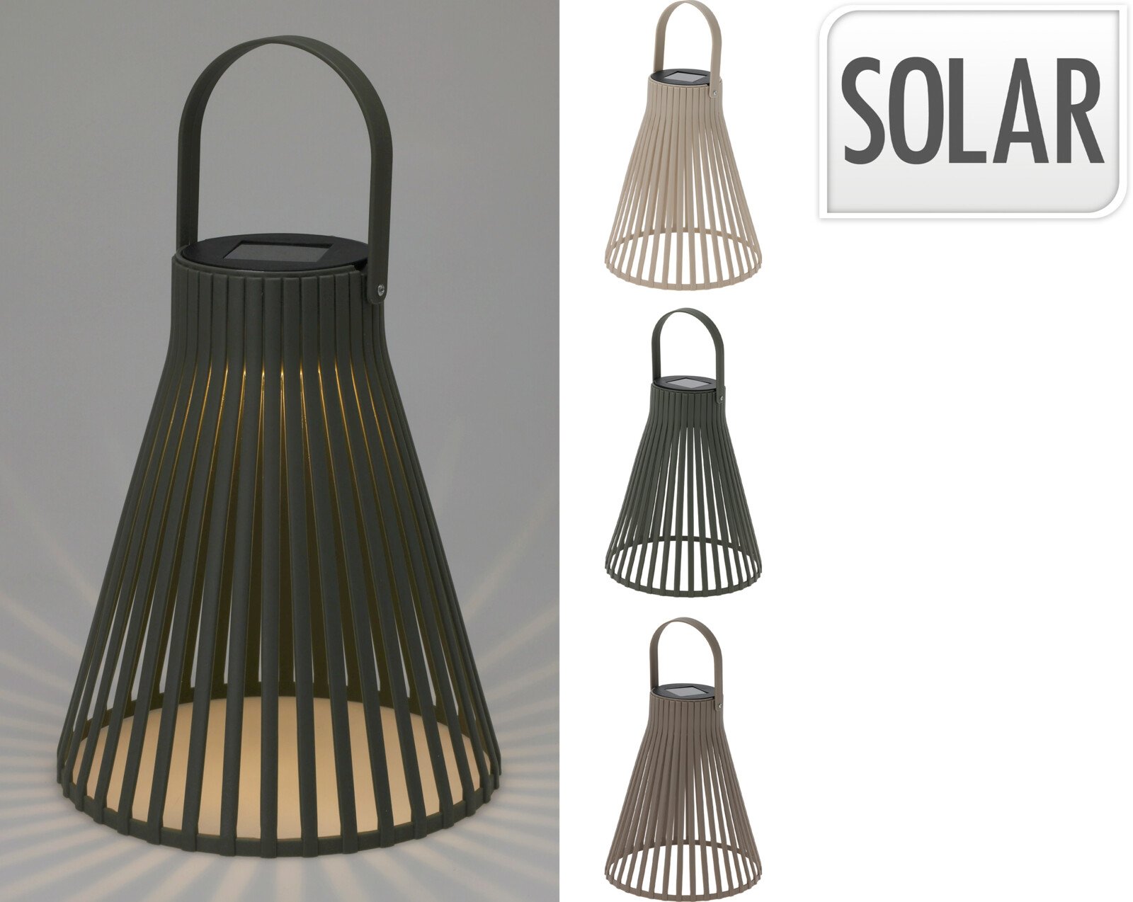 Pakabinamas žibintas SOLAR, aukštis 18 cm, plotis 15 cm