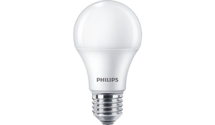 LED lempa PHILIPS, 11W (=75W), E27 A60, 220-240V, 2700K, 1055 lm, matinė