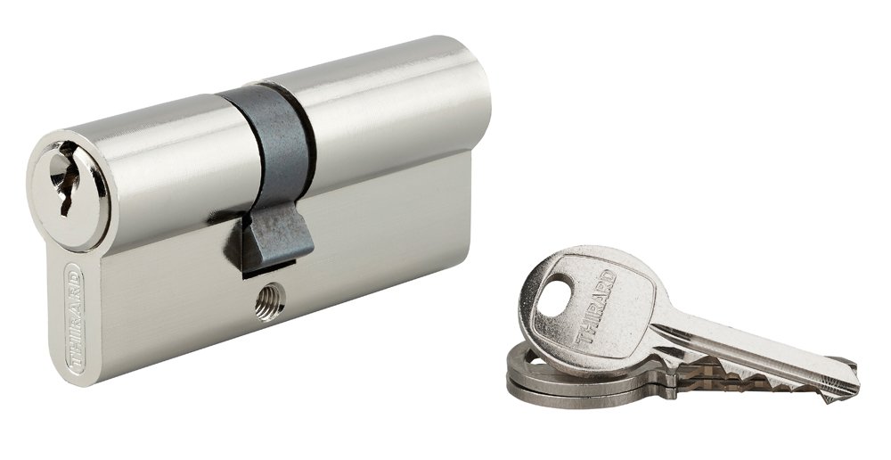 Spynos cilindras THIRARD, SA 30x40mm 3 raktai nikelis, 193270