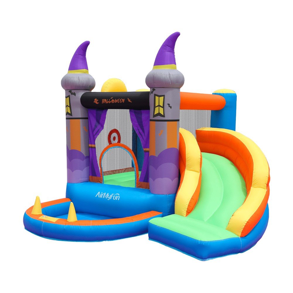 Pripučiamas batutas HATIS ŠIURPUTIS, 300 x 295 x 236 cm, maksimali apkrova iki 135kg