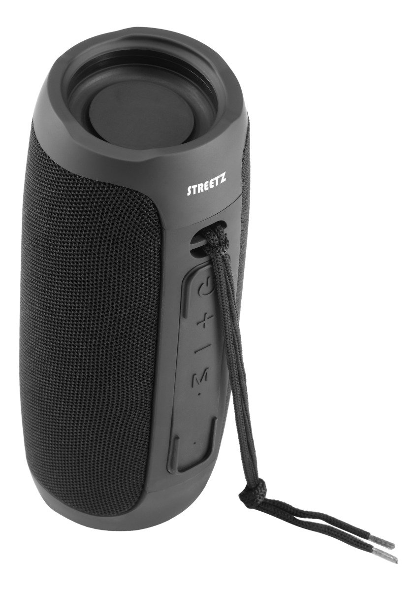 Kolonėlė STREETZ S350-BLK, 2 x 10 W, AUX, micro SD lizdas, Bluetooth 5.3.,  veikimo laikas - 4 val., juodos sp.