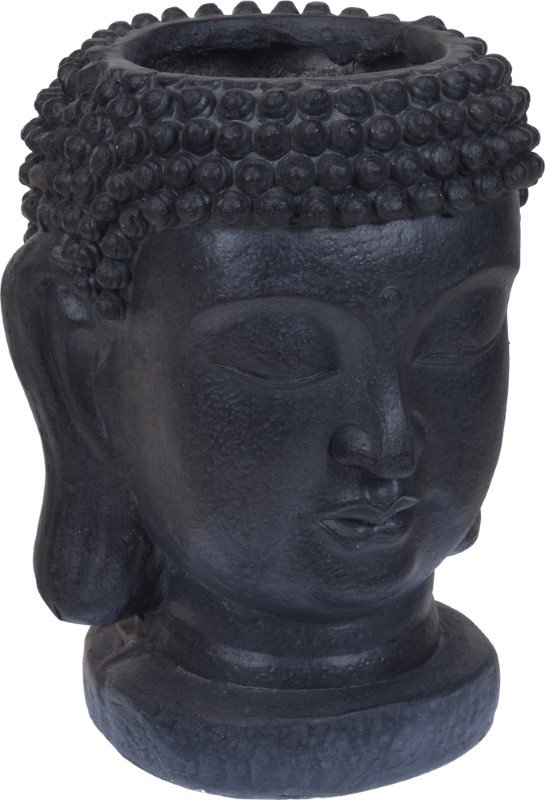 Lauko vazonas "Buddha", 25 x 26 x 35 cm., juodos sp.