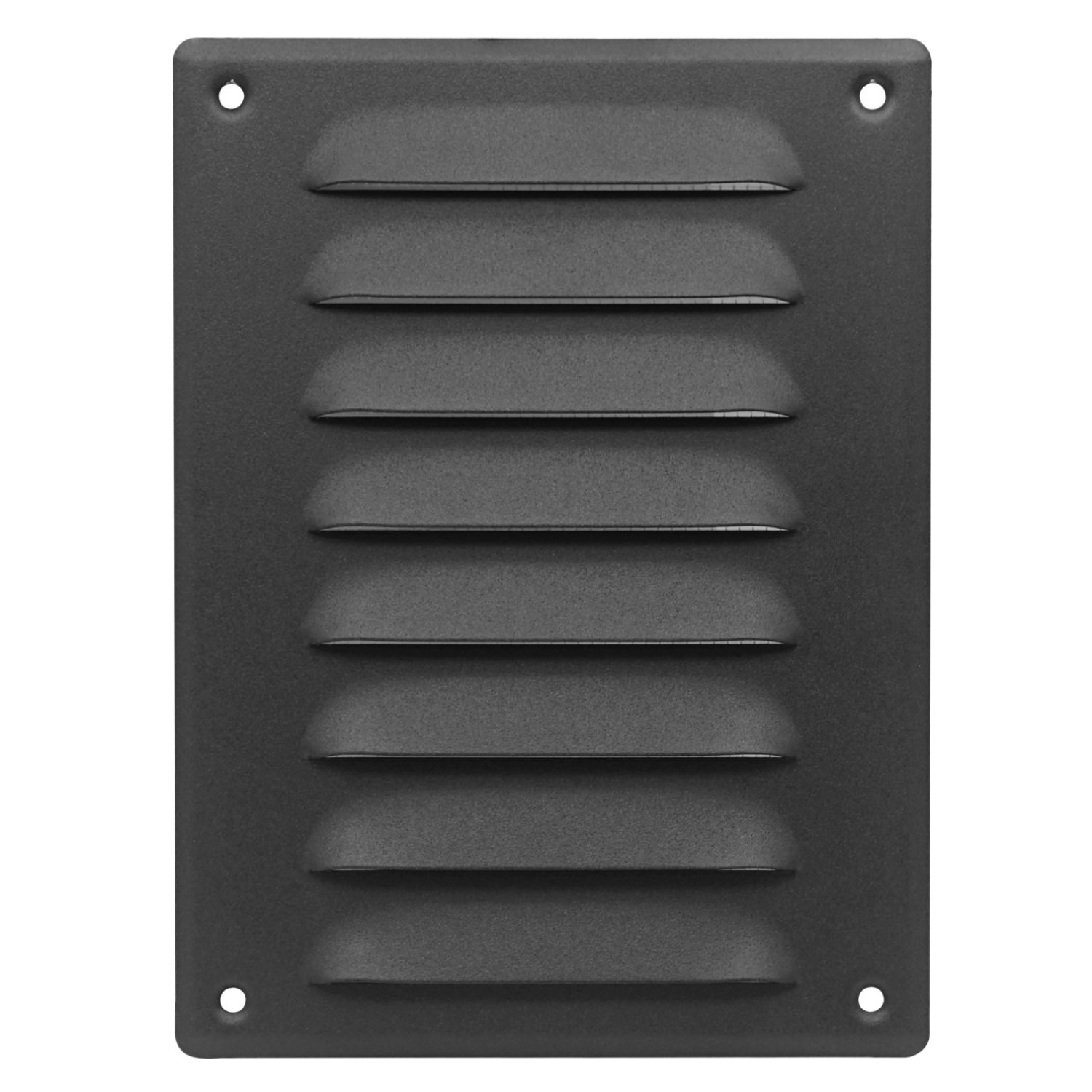 Ventiliacinės grotelės EUROPLAST MR1419A, 140 x 190 mm, antracito sp., metalinės