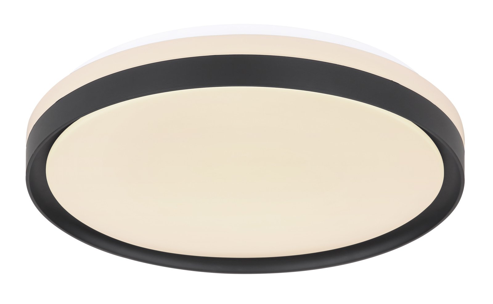 Lubinis LED šviestuvas GLOBO Sonny, 18W, 230V, 1860 lm, 2700-6500K, su pultu, dimeriuojamas, atmintis, aktyvi šviesa, juodas, 390 x 80 mm, 41587-18.