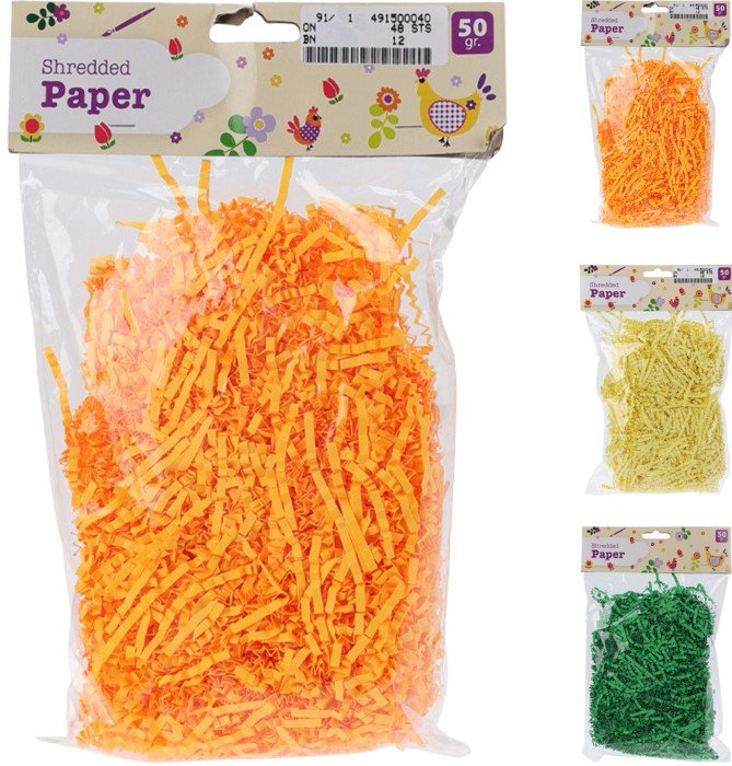 Popieriaus lapeliai dovanų pakavimui, 50 g, 3 skirtingos sp.