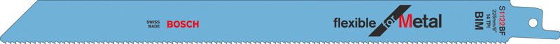 Pjūklo geležtės BOSCH S 1122 BF Flexible for Metal