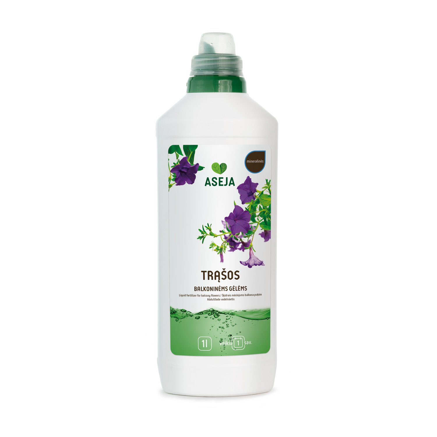 Skystos trąšos balkoninėms gėlėms ASEJA 6501-02, 1 l, (NPK 7-3-5 - TE)