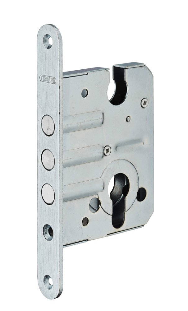 Įleidžiama spyna THIRARD, papildoma, 50x72, 3 kaiščiai, cinkuota, 493665