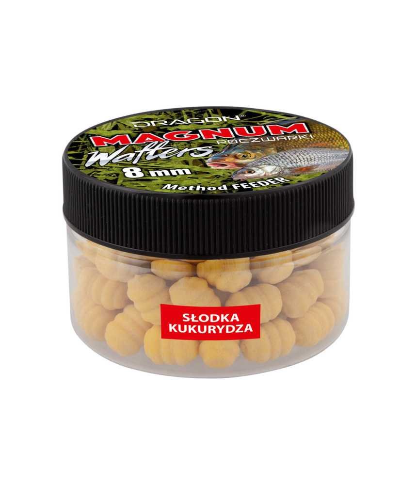 Masalas DRAGON MAGNUM, neutralaus plūdrumo, 8 mm, 60 ml, saldus kukurūzas