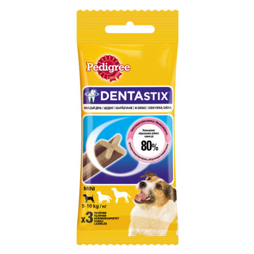 Skanėstas šunims PEDIGREE Dentastix, mažiems šunims, 3 vnt.,  45 g