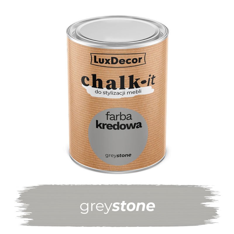 Kreidiniai dažai LUXDECOR Chalk-It, 750 ml, (05) Grey Stone