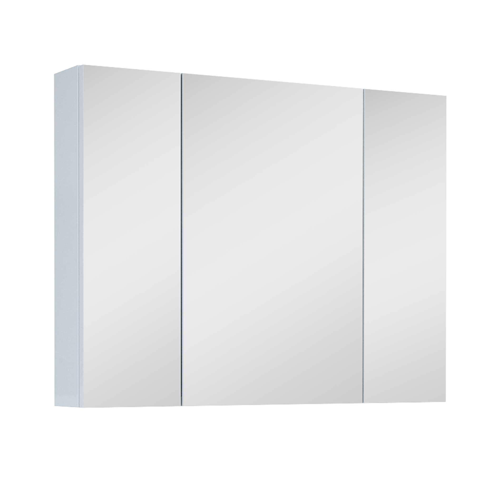 Vonios spintelė ELITA Mirror Cabinet 80, 22,3 x 80 x 69 cm, viršutinė, pakabinama, 3D, LED apšvietimas "ANGELA", balta, KPL904509