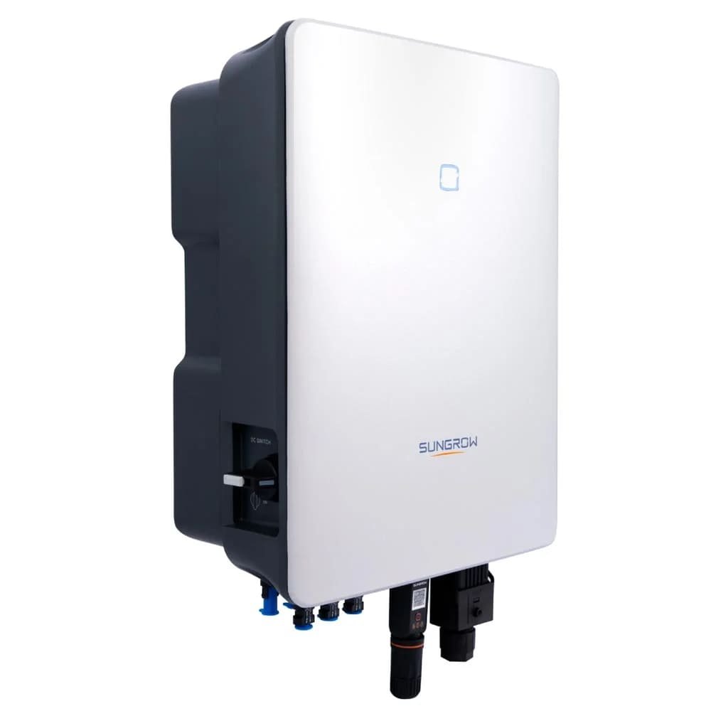 Hibridinis fotovoltinis AC/DC inverteris SUNGROW SH10.0RT-V11, 10 kW, 3 fazių, IP65, 2 MPPT jungtys, "ON grid", komplekte energijos matuoklis