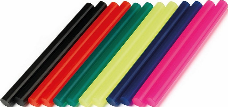 Klijų lazdelės DREMEL, 12 vnt., 7 mm