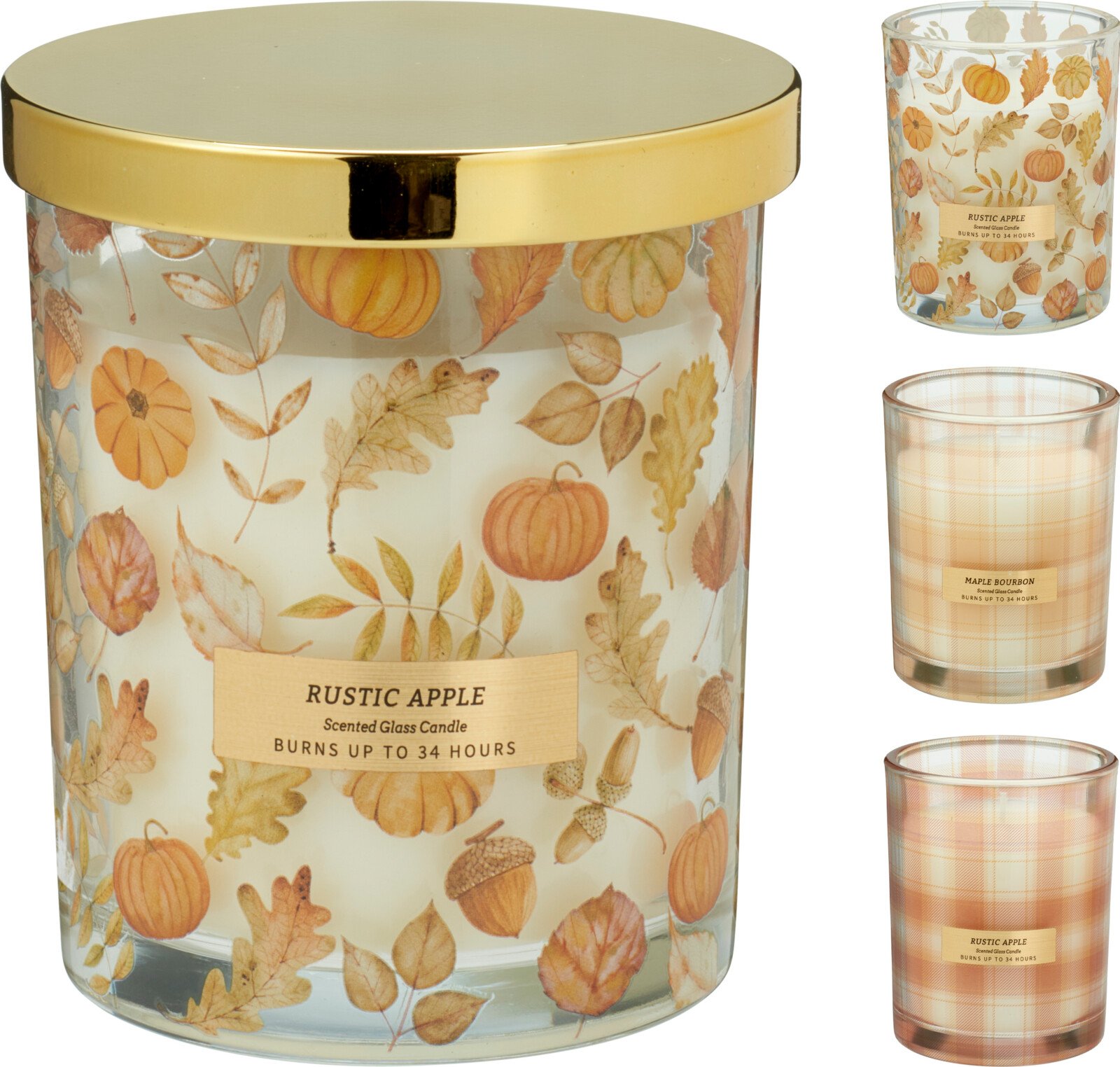 Kvapni žvakė, stikliniame indelyje, 3 skirtingi kvapai