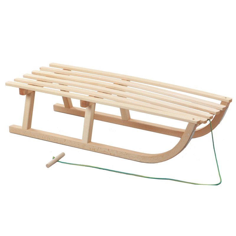 Medinės rogės SLED02, 90 cm, be atramos