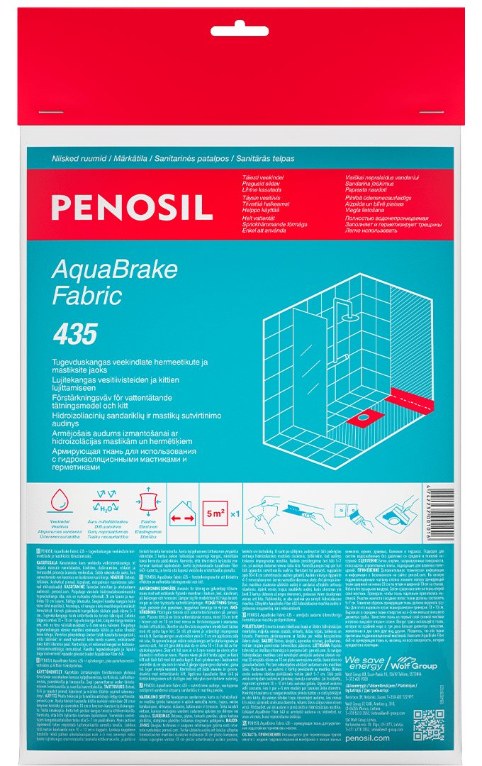 Hidroizoliacijos sutvirtinimo audinys PENOSIL Aquabrake Fabric 435, 5 m2