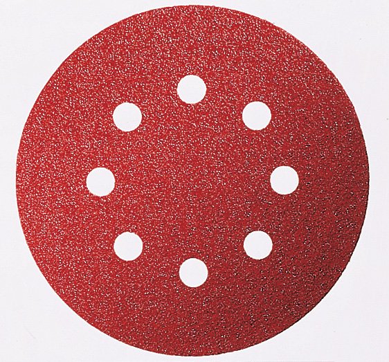 Šlifavimo diskai medžiui BOSCH Pex, D125mm, K80, 5 vnt.