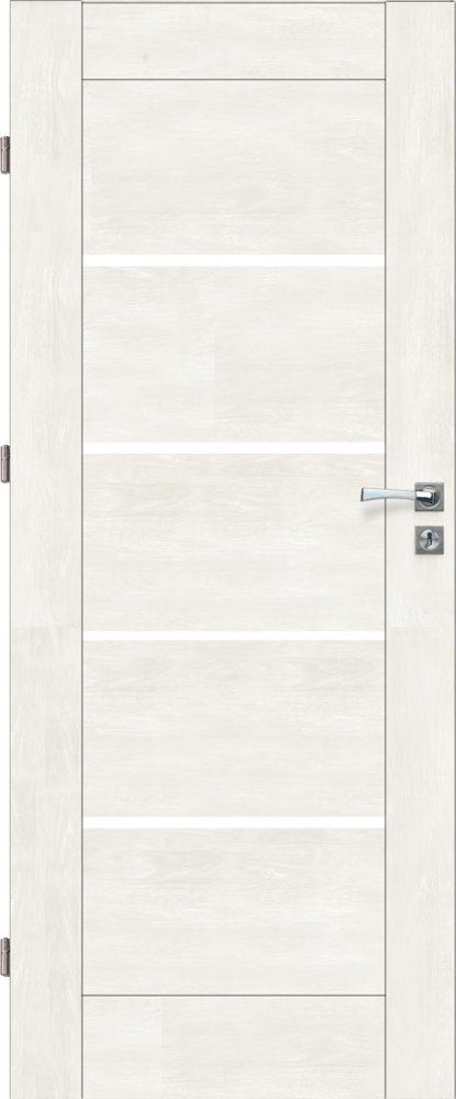 Laminuotos vidaus durys su užlaida VOSTER Vinci 10, kairinės, spalva Norvegian oak, matmenys 2030x844x40 mm