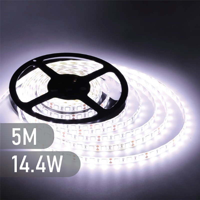 Šviesos diodų juosta SPECTOR LIGHT 17505, LED 5m, 14,4W/m, IP20, 4000K, 12V, 60 LED/m, 1160lm/m, SMD5050