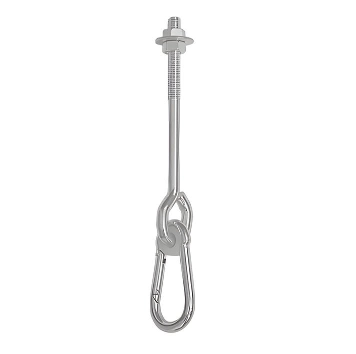 Sūpynių kilpa DOMAX, MHA 160, spl. balta, d-12 mm, 160 mm, 88661