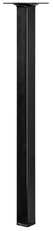 Baldų koja HETTICH, reguliuojama, juoda spl., 400x25x25 mm, 1351