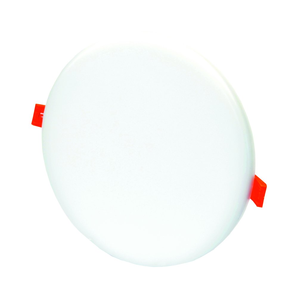 Montuojamas šviestuvas panelė TOPE Ronda Ik08, įleidžiama, LED 22W, 3000K, IP65, 1735 lm, pjaunama skylė 168 mm, be rėmelio, apvali, baltos sp., 185x25 mm, 6003000035