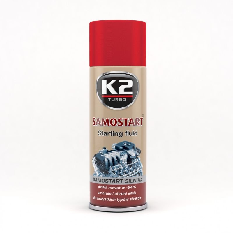Priemonė variklio užvedimui K2 Samostart, 400 ml