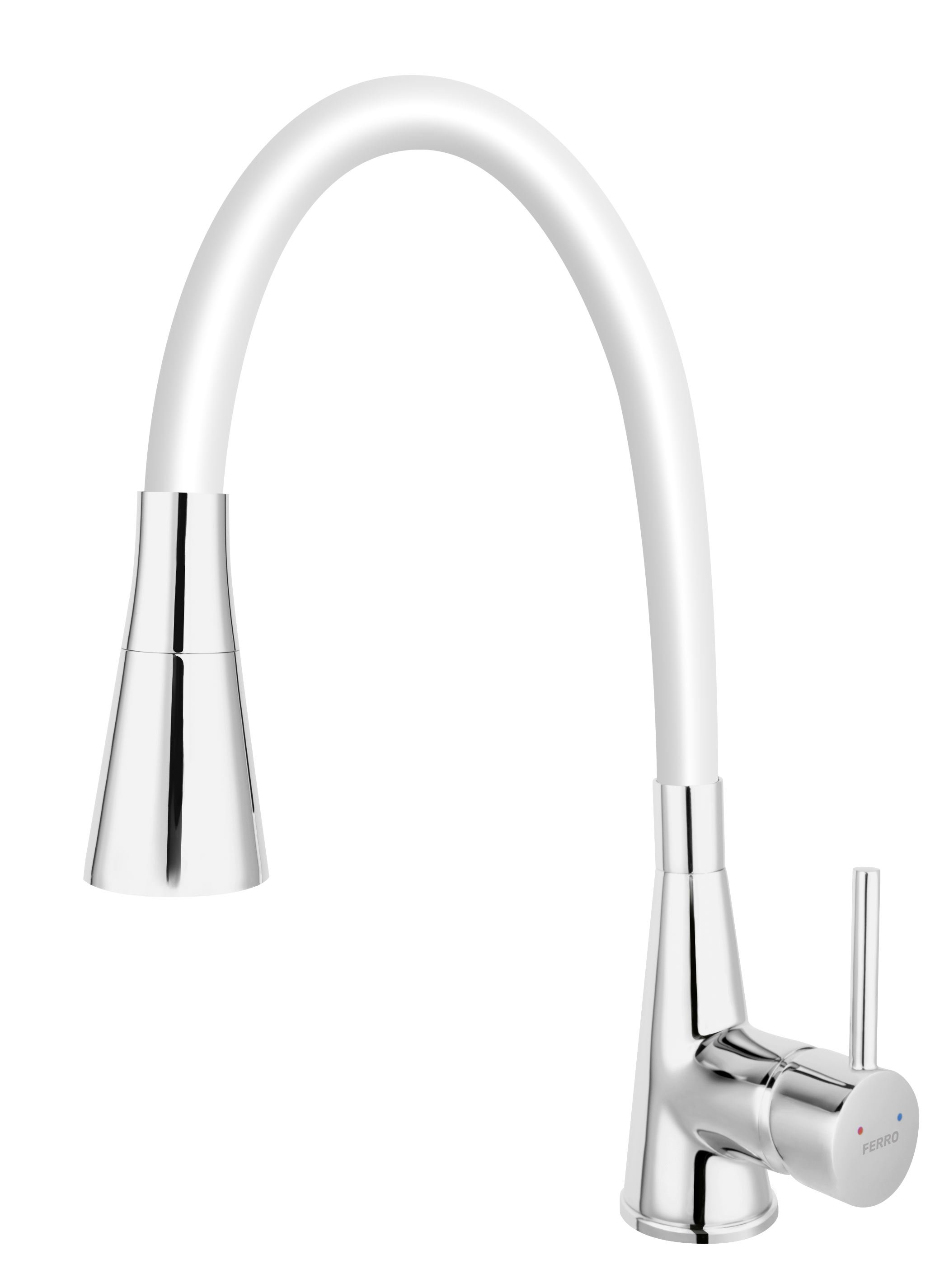 Plautuvės maišytuvas FERRO Zumba Ii Bza42W, 2 funkcijų, baltas