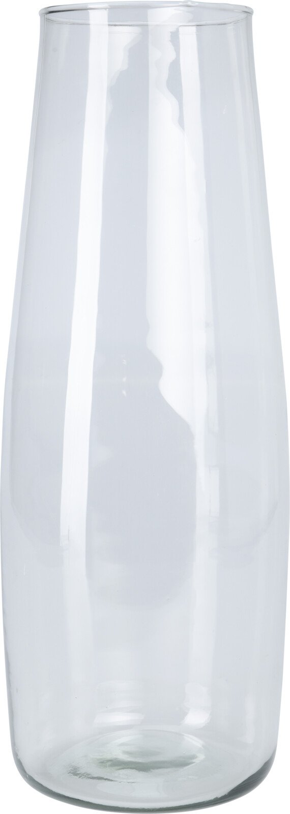 Vaza, iš perdirbto stiklo, 17 x 17 x 45 cm