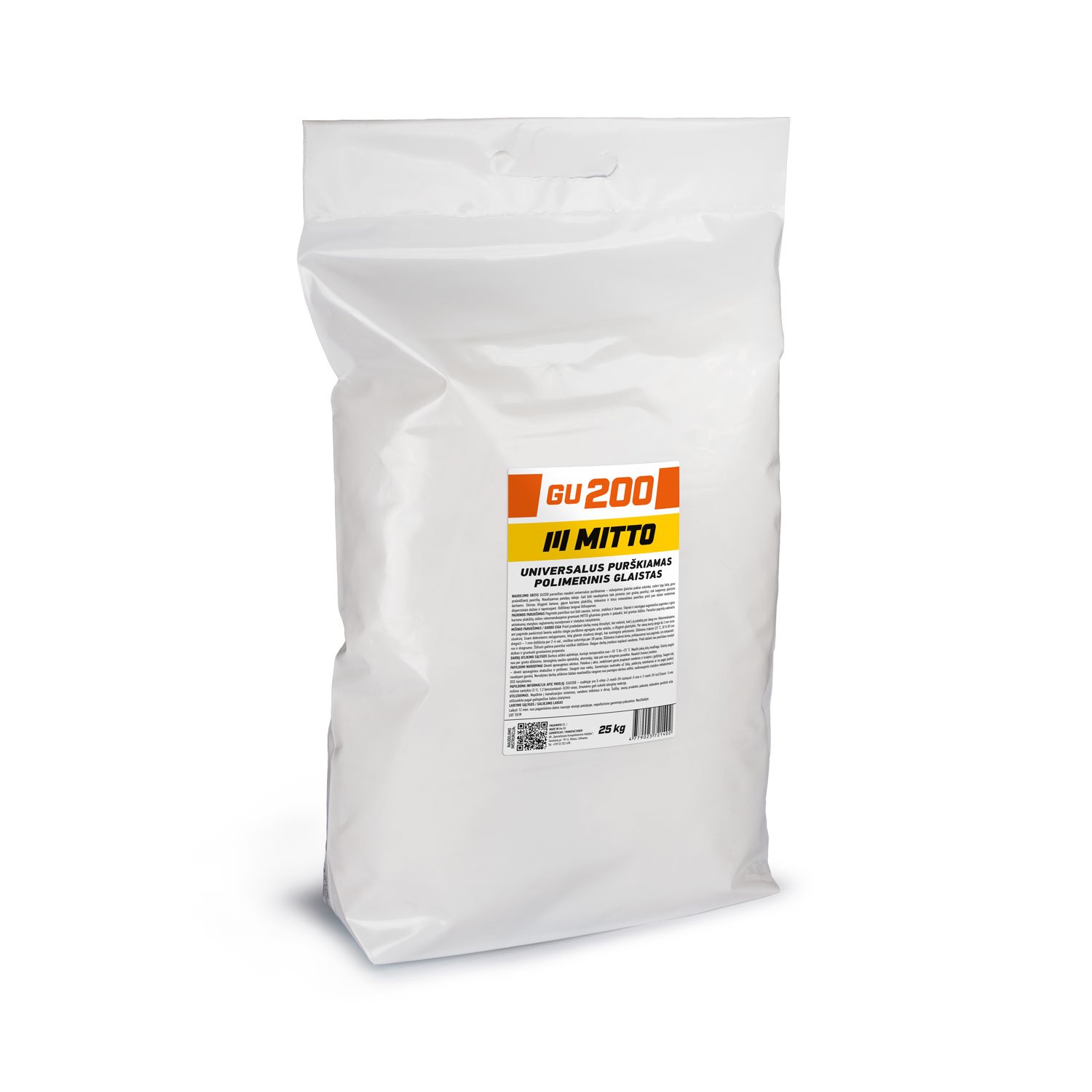Purškiamas polimerinis glaistas MITTO Gu200, 25 kg