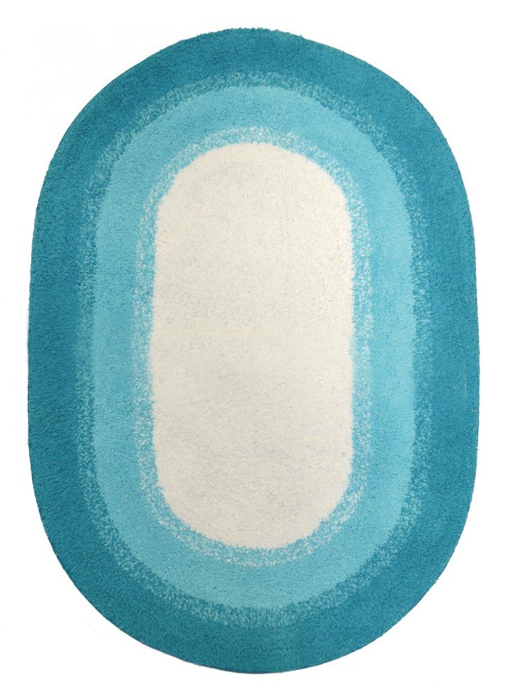 Vonios kilimėlis RIDDER Racing, 50 x 70 cm, ovalas, turkio spalvos, 7053315
