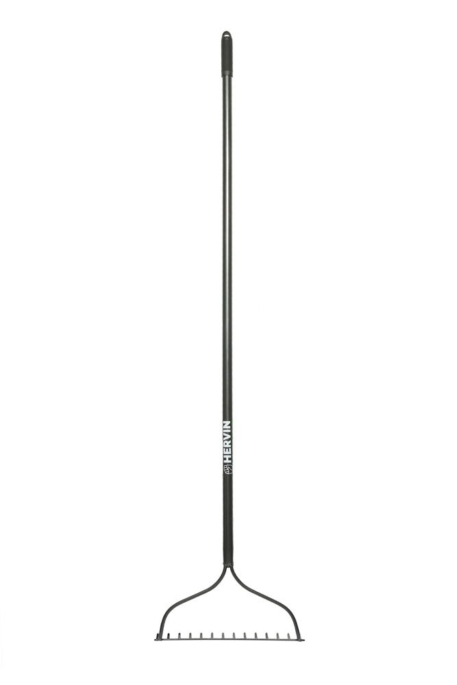 Grėblys HERVIN GARDEN EASY 31732, 14 dantų, metalinis kotas, ilgis 1500 mm