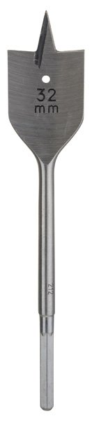 Plunksninis grąžtas medžiui BOSCH Hex, 32 x 120 x 165 mm