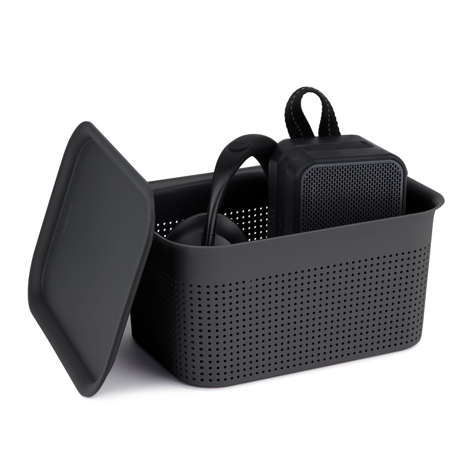 Daiktadėžė ROTHO Brisen, 4,5 l, antracito sp. (be dangčio)