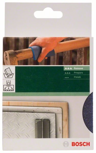 Stačiakampė šlifavimo kempinė BOSCH Medium, K60, 12 x 6,8 x 1,3 cm, 1 vnt.