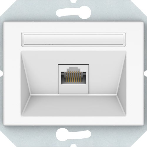 Kompiuterio lizdas VILMA Klrj45-15E2-02 XP500, baltos sp.