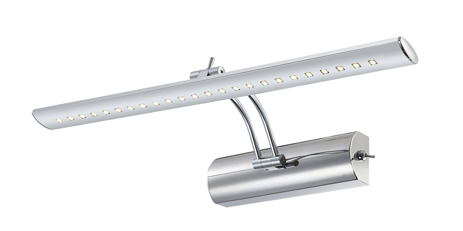 Sieninis veidrodžių ir paveikslų šviestuvas GLOBO Picture, LED, 3W, 12V, 4000K, 220 lm, su jungikliu, chromo sp., 430 x 160 x 180 mm, 78301