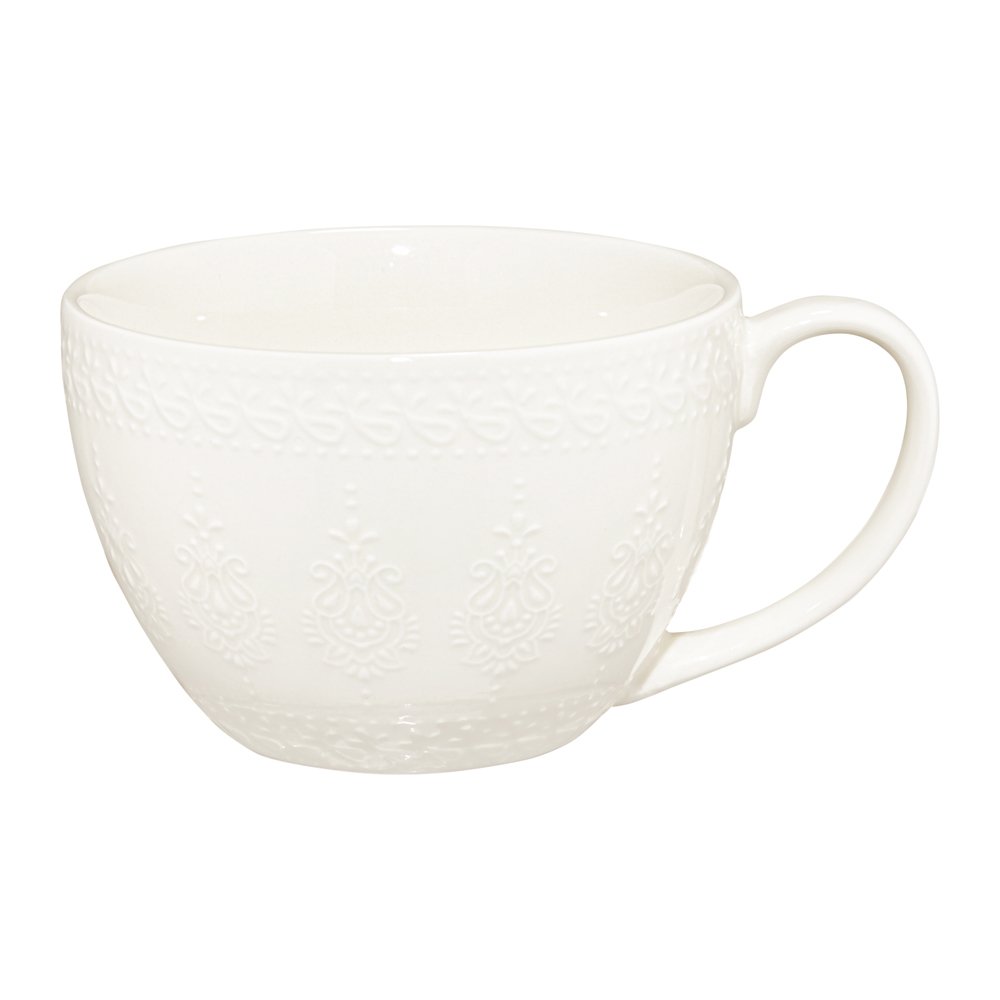 Puodelis AMBITION GALACTIC WHITE, porcelianinis, 450 ml, balta sp., ST