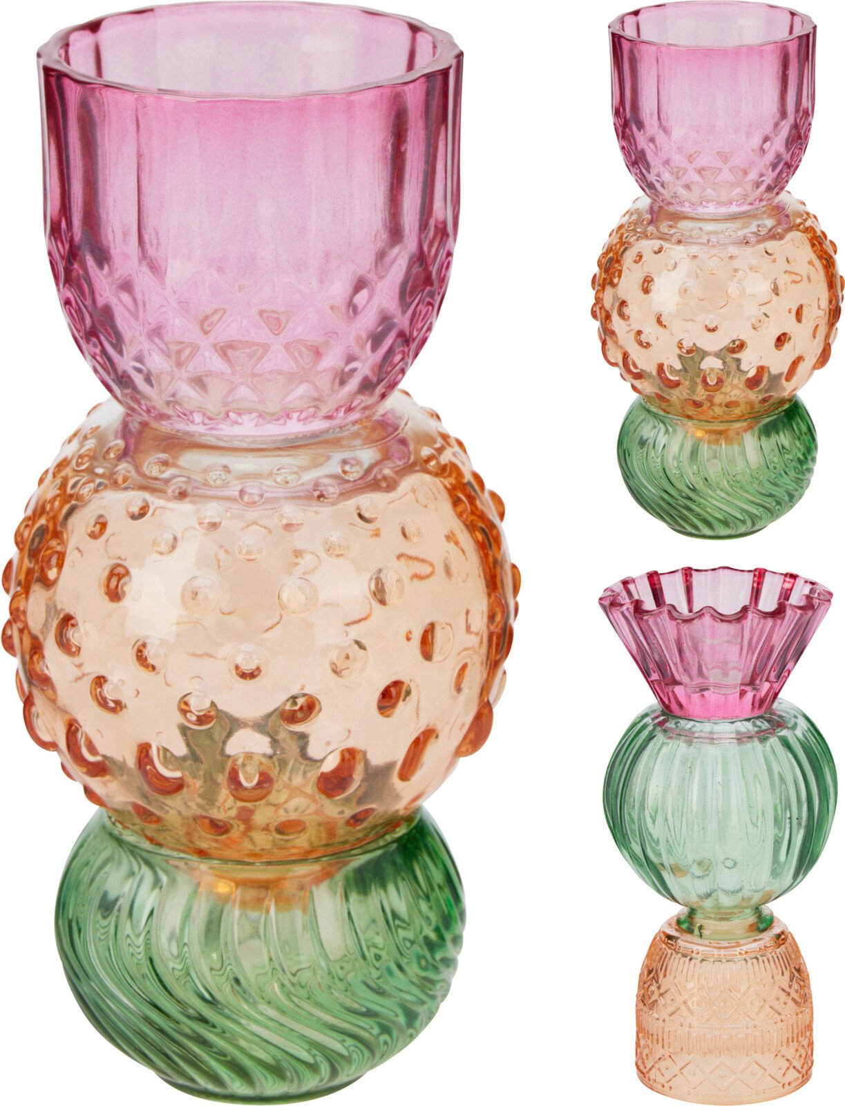 Žvakidė, 8 x 8 x 18,3 cm, 2 skirtingos sp.